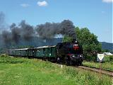 Historické vozidlo 433.002, zvl.Os 31181  (Valašské Meziříčí – Vsetín – Velké Karlovice), Janová – Hovězí, 22.6.2008 10:42 - Trainweb