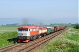 Historické vozidlo T 478.1010 + 749 248-1, požiarny vlak, odbočka Dolná Štubňa, 3.6.2011 9:05 - Trainweb