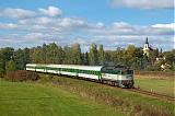 Lokomotiva 750 160-4, Sp 1957  ([Praha – ] Hradec Králové – Týniště nad Orlicí – Letohrad), Častolovice, 13.10.2007 13:42 - Trainweb