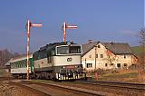 Lokomotiva 750 160-4, Sp 1759   (Ústí nad Orlicí – Letohrad – Lichkov – Międzylesie), Lichkov, 25.3.2007 9:32 - Trainweb