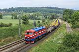 Lokomotiva 751 149-6, nákladní, Hájek, 5.6.2022 10:22 - Trainweb