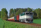 Lokomotiva 753 001-7, Os 1.nsl 6605  (Česká Lípa – Karlov pod Ještědem – Liberec), Velký Grunov, 11.5.2008 8:21 - Trainweb