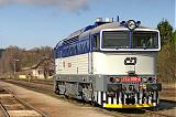 Lokomotiva 754 051-1, Lv směr Polsko, Lichkov, 11.4.2007 9:56 - Trainweb