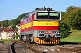 Lokomotiva 754 075-0, Luhačovice, 16.9.2023 9:24 - Trainweb