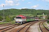 Lokomotiva 754 084-2, Os 6214  (Fiľakovo – Lučenec – Zvolen), Kriváň, 10.5.2012 15:23 - Trainweb