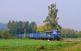 Lokomotiva SU 46-023, nákladní vlak z Węglince do Leśne, Lubań Śląski – Kościelnik, 27.9.2017 13:48 - Trainweb