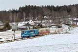 Lokomotiva T47015, Os 21255 (Nová Bystřice – Jindřichův Hradec), Jindřiš zastávka - Jindřiš, 30.12.2017 14:16 - Trainweb